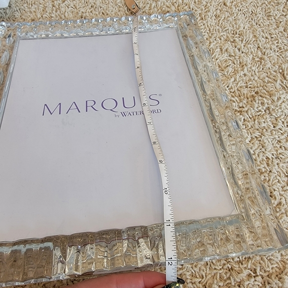 Marquis by Waterford Crystal Rainfall Photo Frame 8" x 10" NWT - Picture 10 of 10